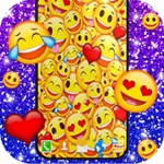 emoji wink live wallpaper android application logo